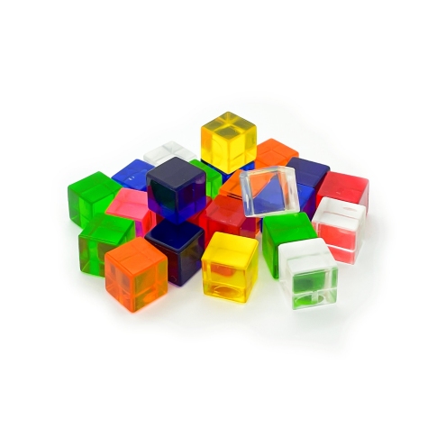 8mm Transparent Cubes