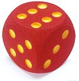 Giant Foam Dice from Plastics for Games